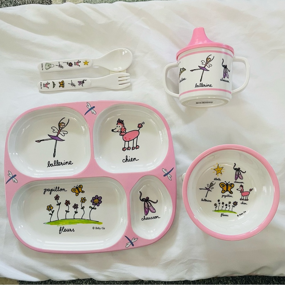 Baby Cie French Ballerina Dinnerware Set
